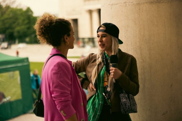 Nelly und Mila auf dem Global Marijuana March in München.