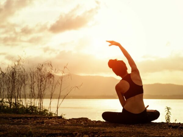 Yoga an der frischen Luft
