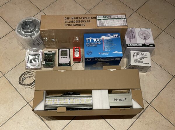 Mini-Growbox Aufbau und Equipment