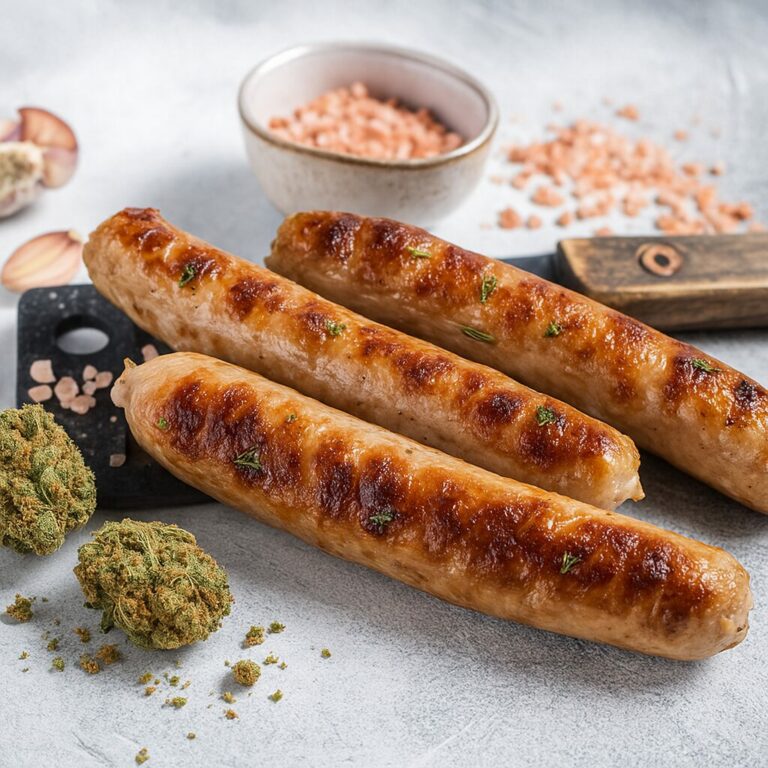 Cannabis Bratwurst selber machen – der Highländer vom Grill