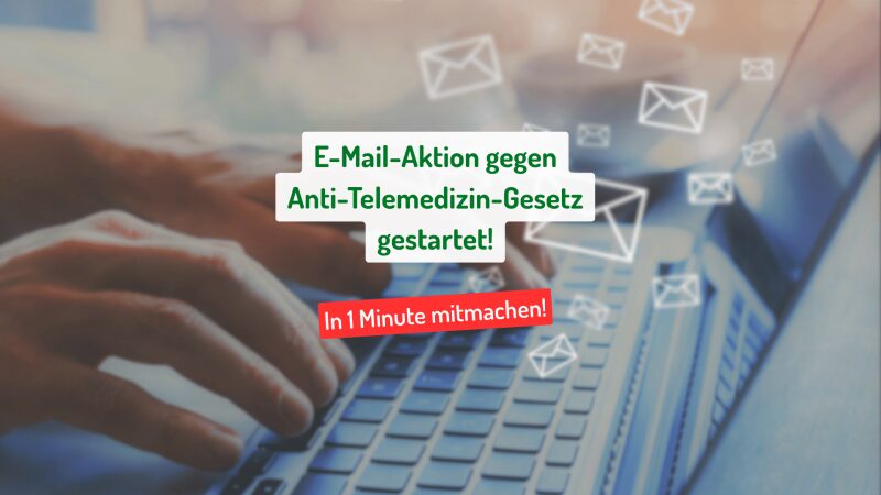 Telemedizin erhalten - mit der E-Mail Aktion des deutschen Hanfverbands