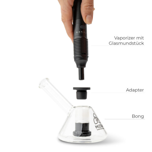 Die Vapo Bubbler Bong von HIZEN und wie sie angewendet wird. 