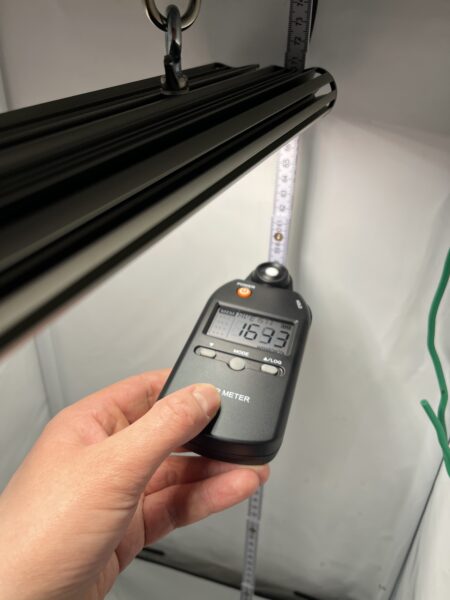 Das Licht messen, mit einem PPFD Messgerät