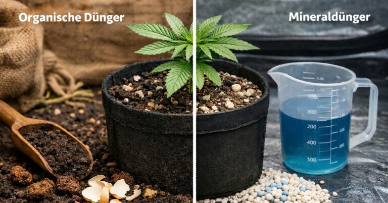 Cannabis Dünger organisch vs. mineralisch. Was passt zu deinem Grow?