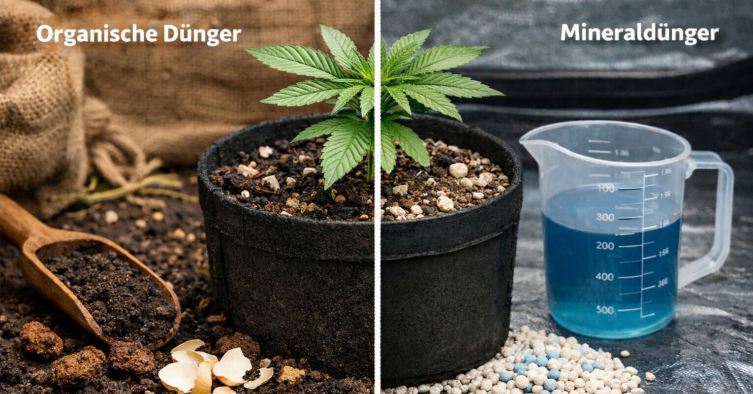 Cannabis Dünger - organisch oder mineralisch Düngen?