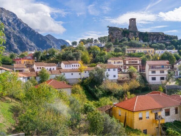 ein albanisches Dorf